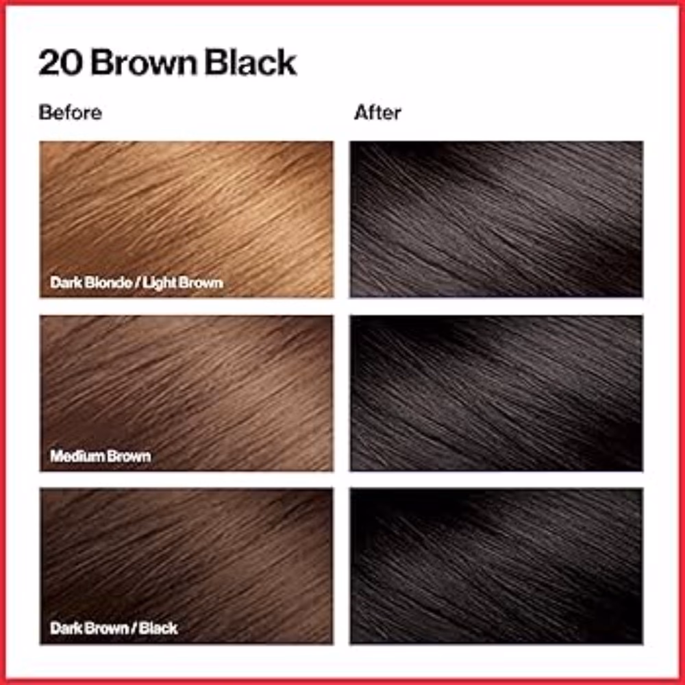 Revlon Colorsilk 20 Brown Black Hair Color 3