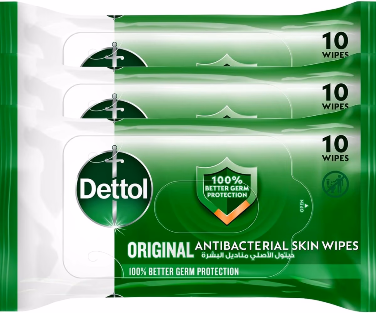 Dettol Anti Bacterial Original Skin 10 Wipes 2