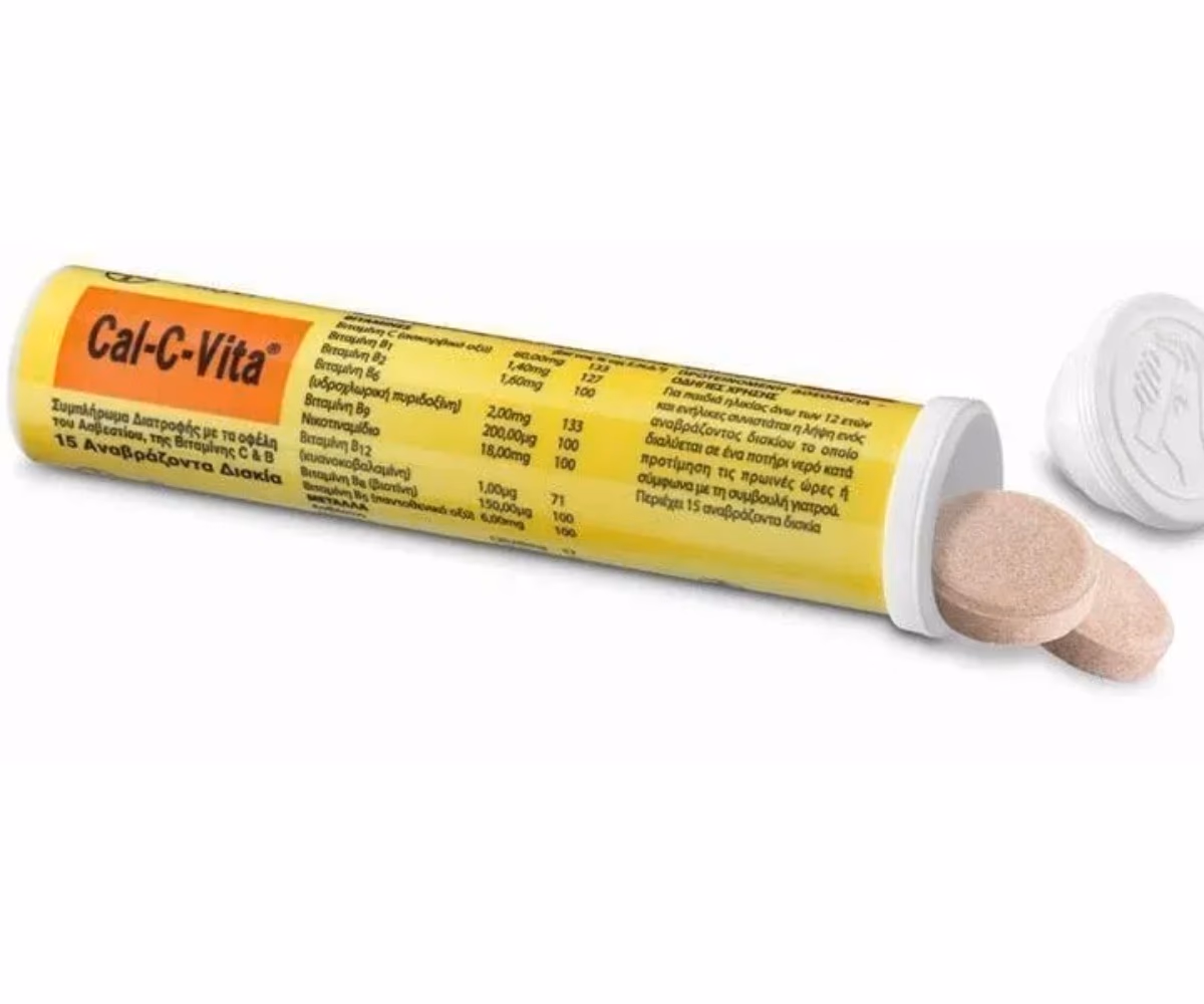 Cal-C-Vita Orange Effervescent Tablets 15's 2