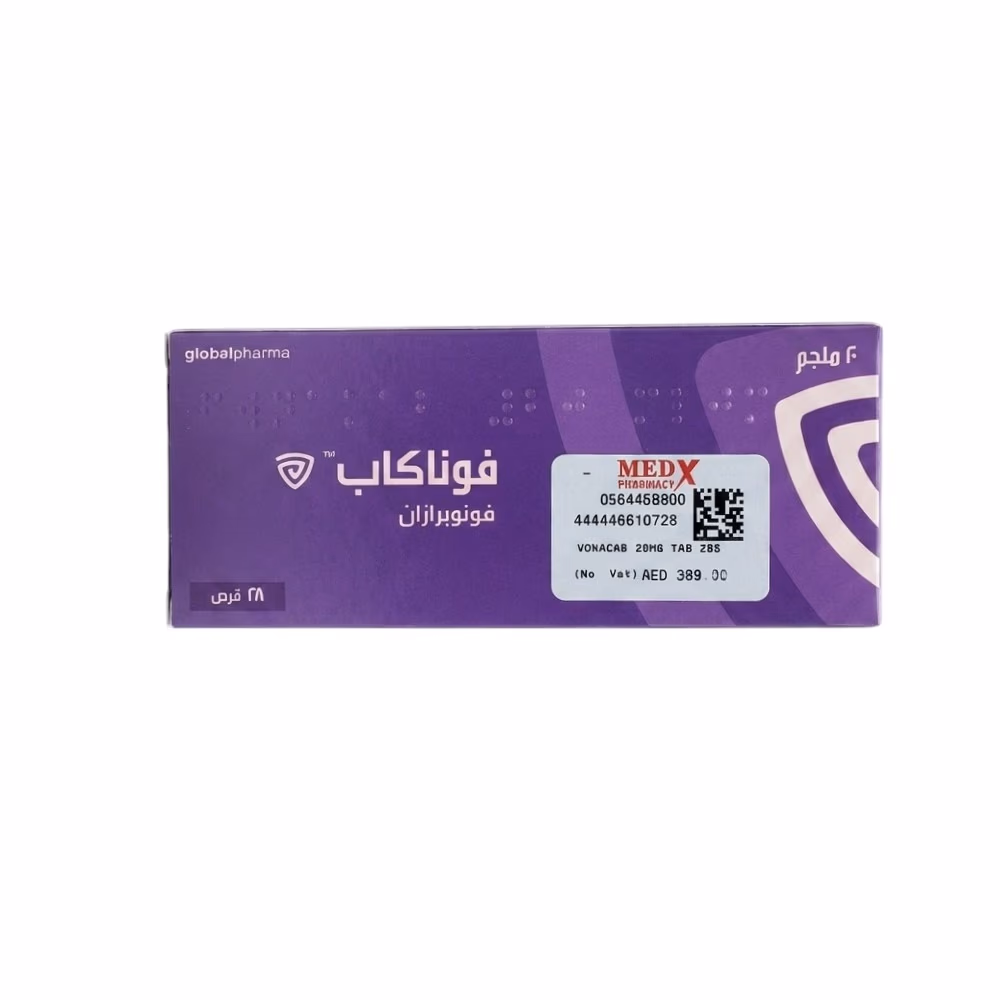 Vonacab vonoprazan 20mg Tablets 28s 2