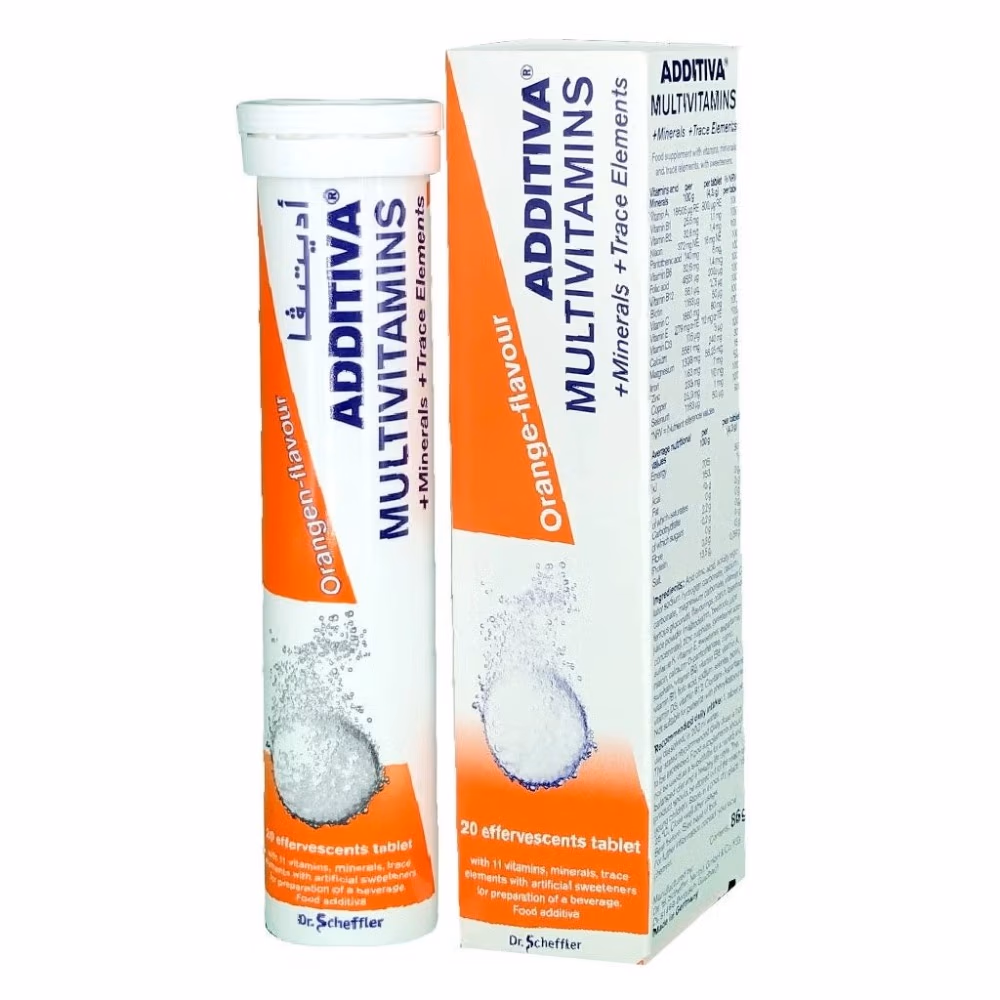 Additiva Multivitamin Orange 20 Sachets 2