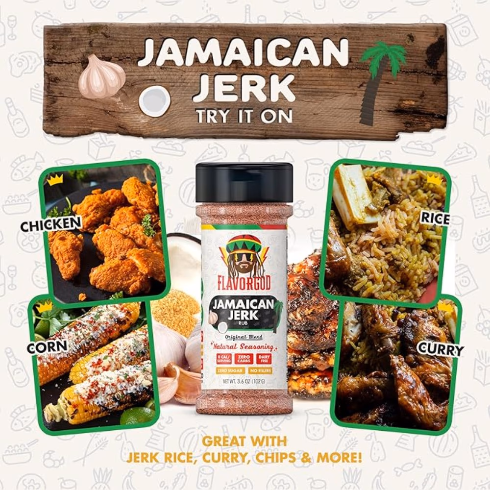 FlavorGod Spice Jamaican Jerk 102g 4