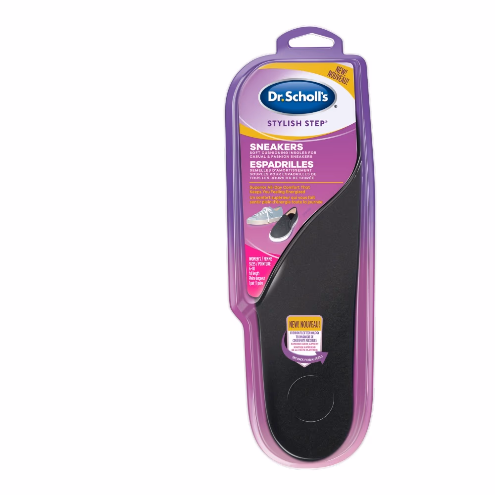 Scholl Stylish Sneaker Insoles Women Size 6 to 10 4