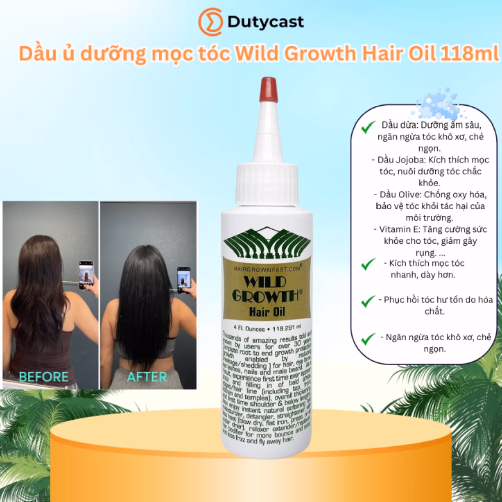Wild Growth Hair Oil 118 ml 2