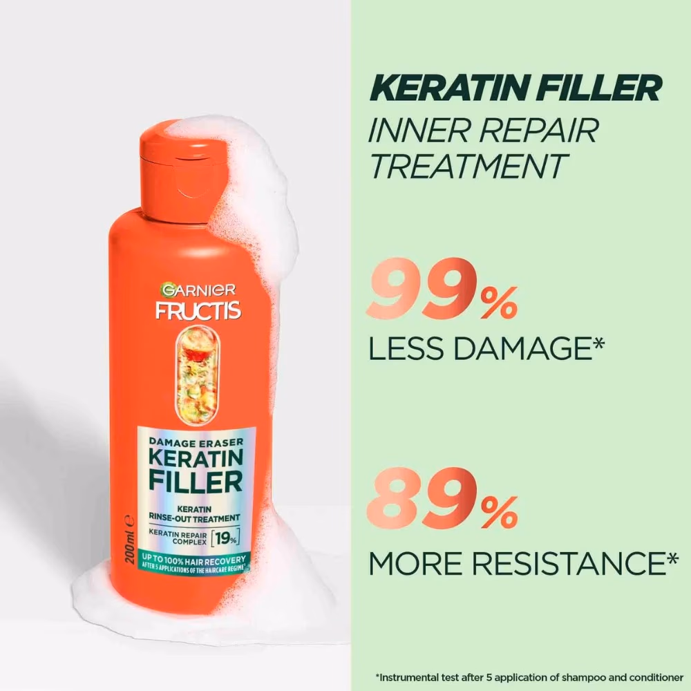 Garnier Fructis Damage Keratin Rinse Out 200ml 3