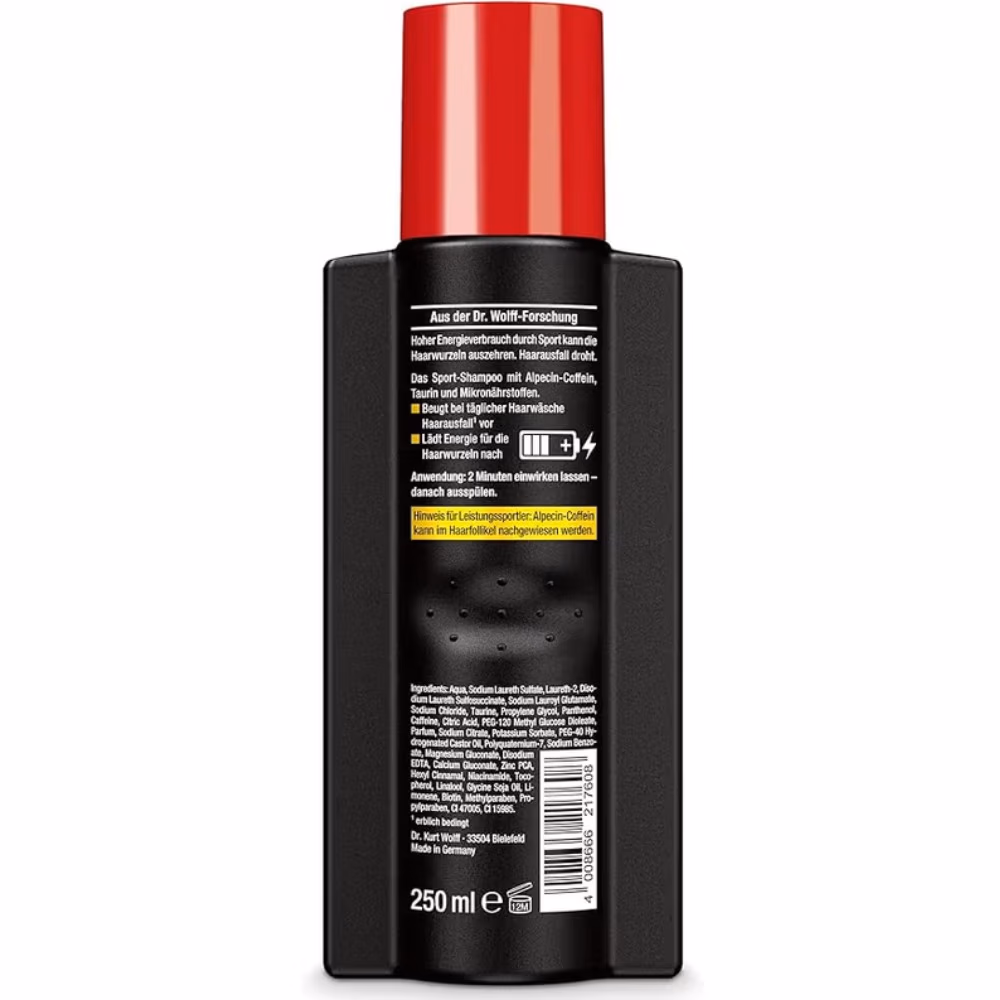 Alpecin Sport Ctx Caffeine Shampoo 250ml 2