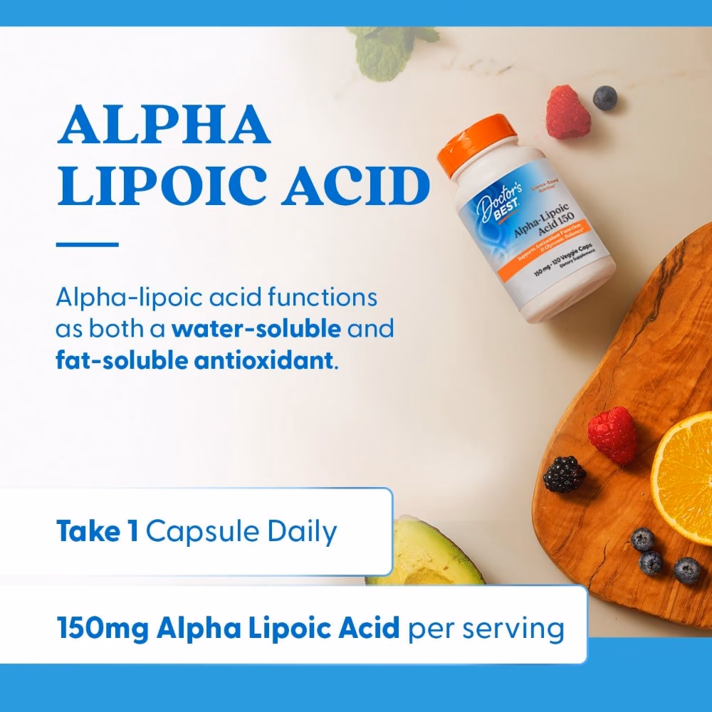 Doctor's Best Alpha Lipoic Acid 150mg 120 Capsules 5