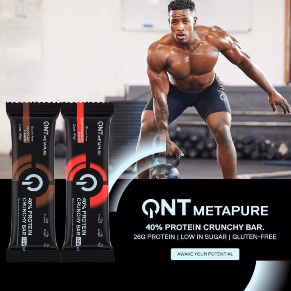 QNT Metapure Protein Crunchy Bar – Chocolate (65g) 2