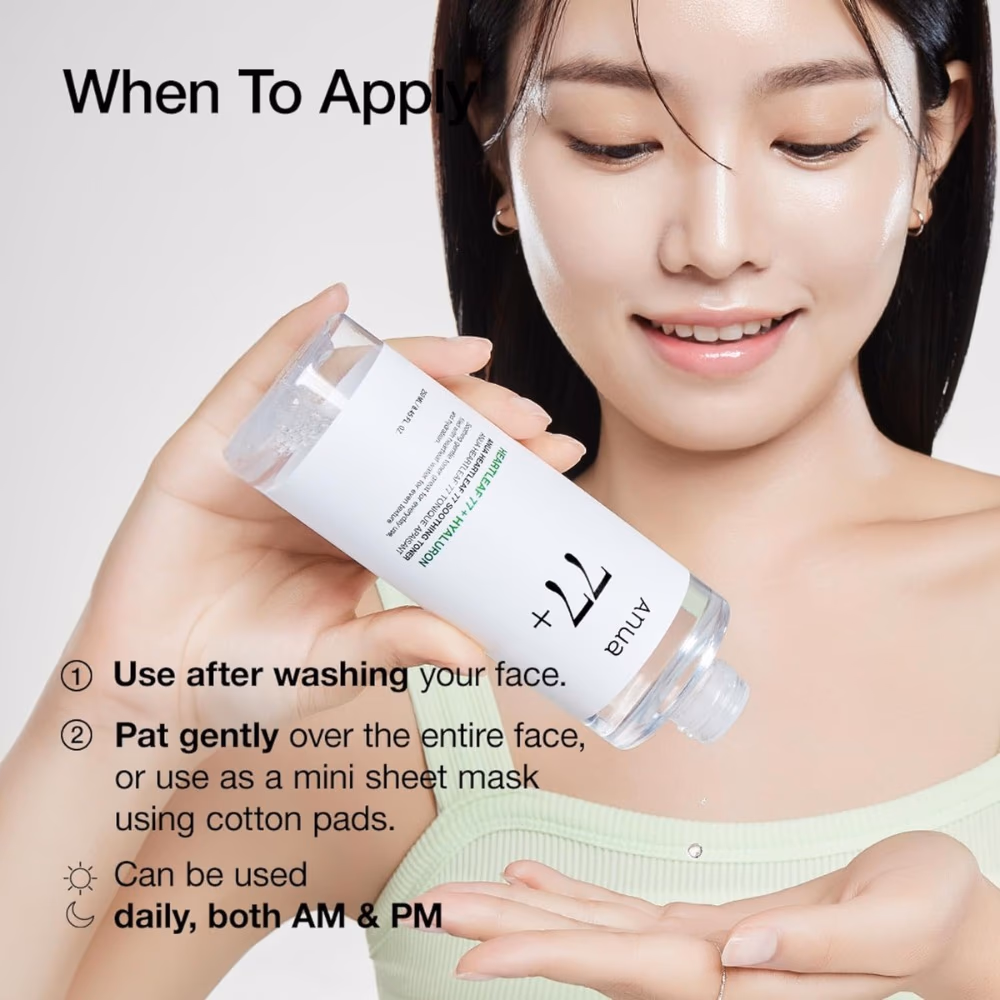 Anua 77+ Heartleaf Soothing Toner 150ml 4