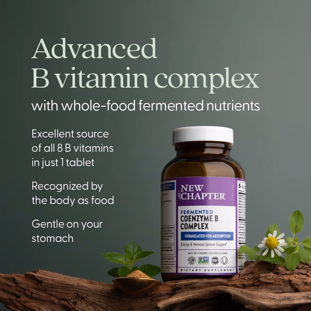 New Chapter Coenzyme B-Complex - 30 Tablets 5