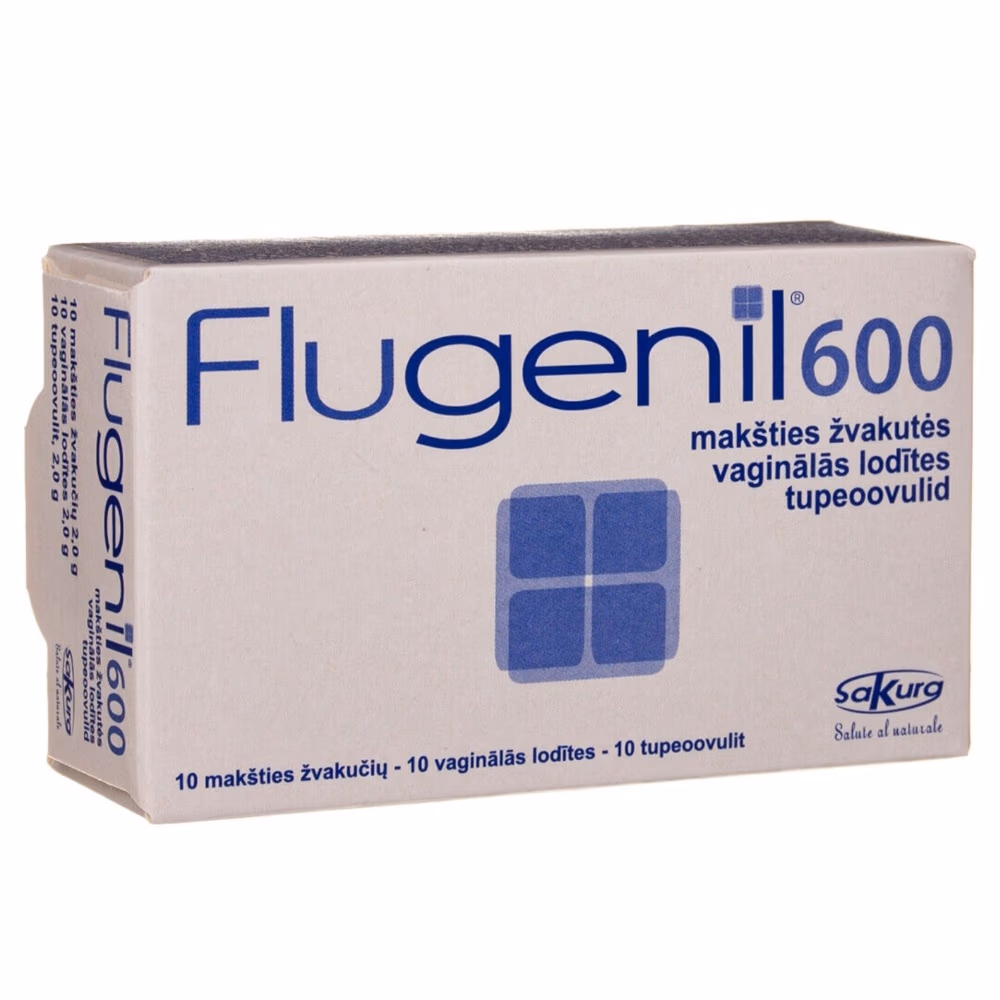 Flugenil 600 Vaginal Ovules 10s 2