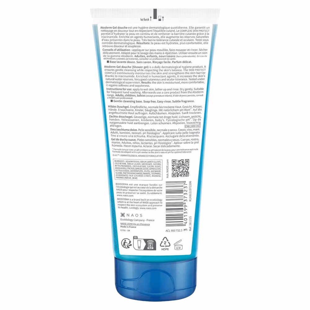 Bioderma Atoderm Shower Gel Douche 200Ml 3