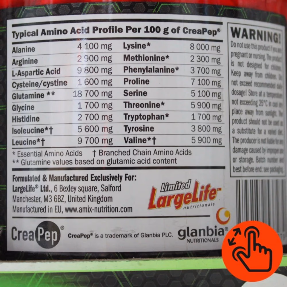 Amix MuscleCore Anabolic Amino with CreaPEP - 250 Flavored Tablets 2
