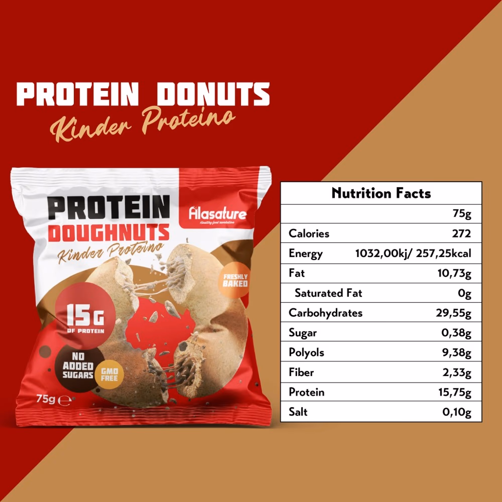 Alasature Protein Doughnuts 75gm - Lotus Cream 2