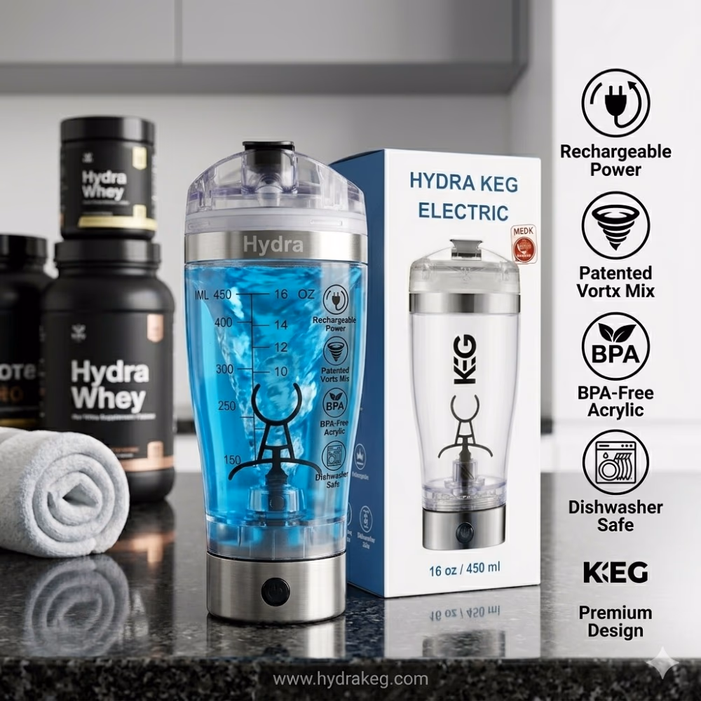 Hydra Keg Electric Shaker Bottle 2