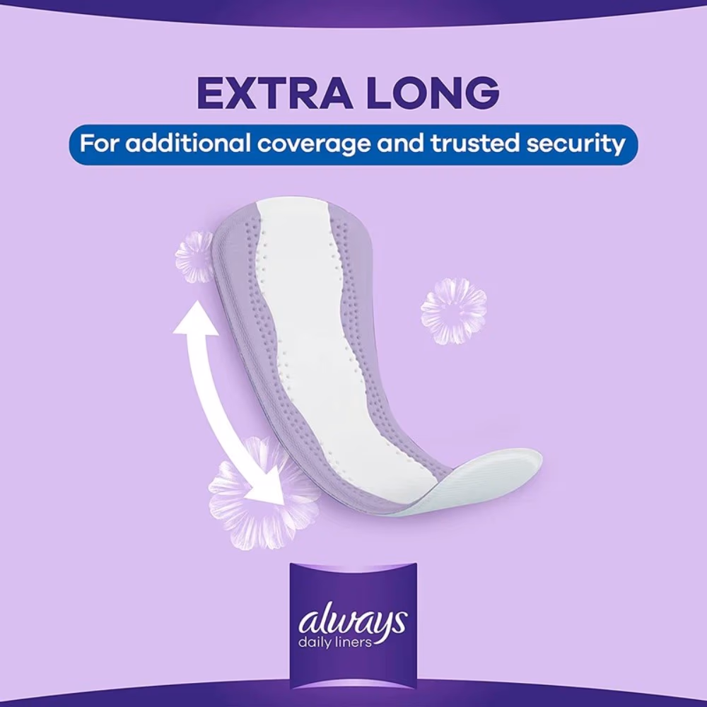 Always Daily Liners Extra Protect Large 16s 4