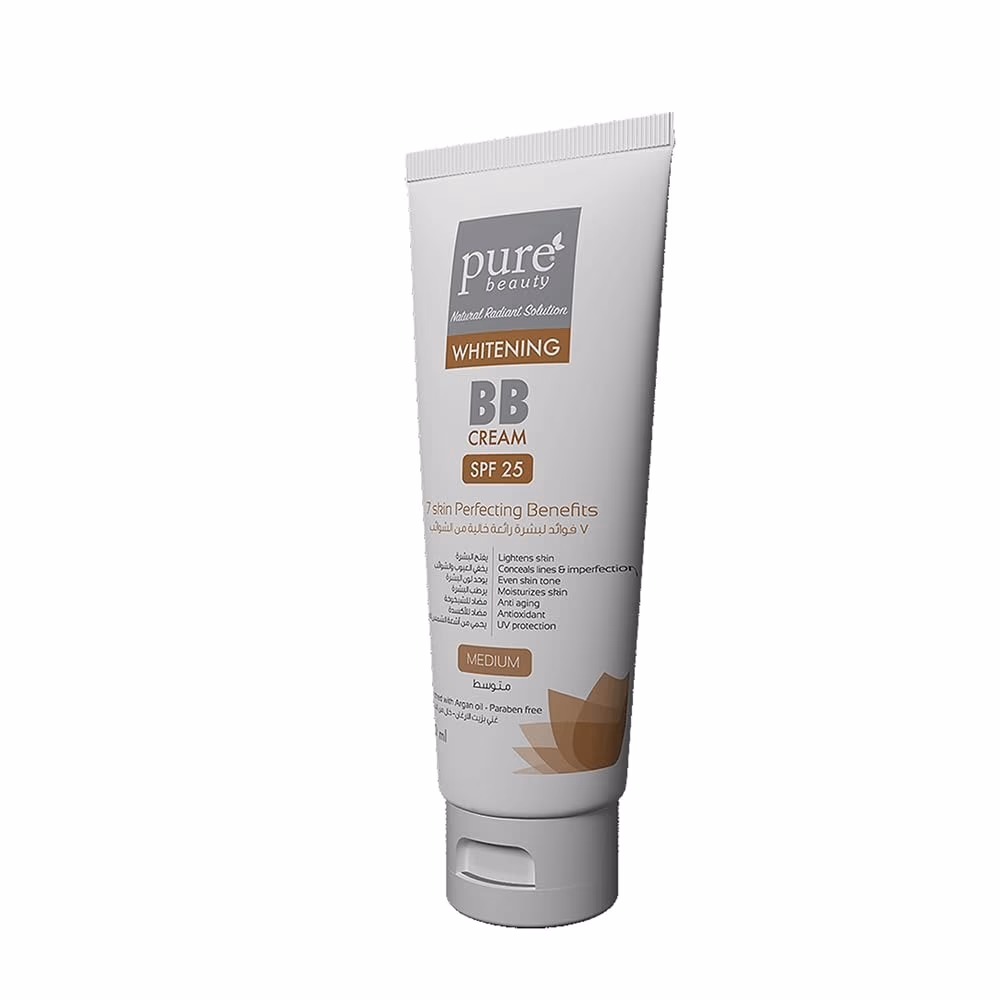 Pure Beauty Whitening BB Cream Medium with SPF25 50ml 4