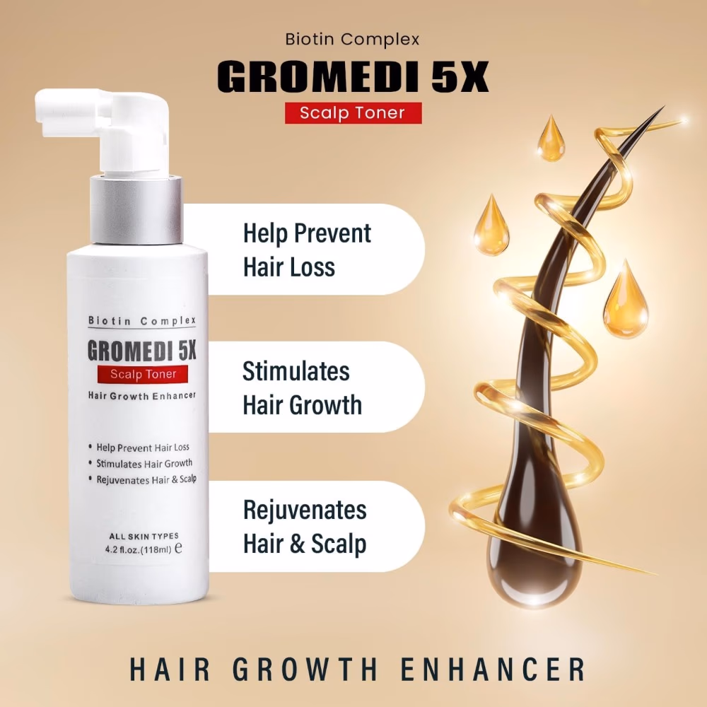 Bioken Gromedi 5X Hair Growth Enhancer 118ml 3