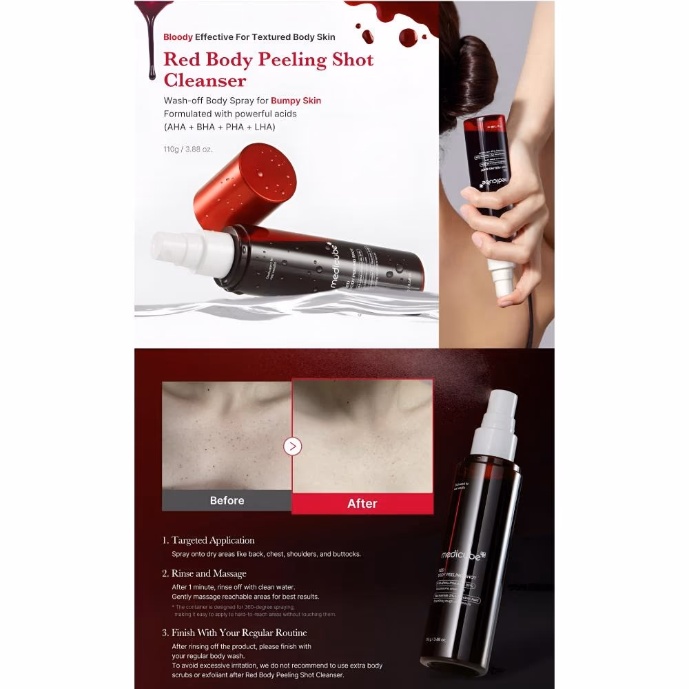 Medicube Red Acne Body Peeling Shot (110g) 3