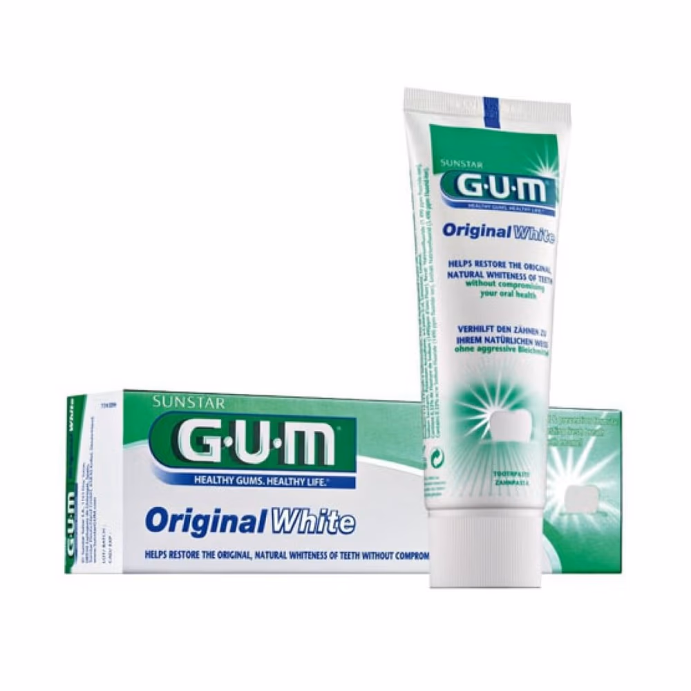 GUM Original White Toothpaste 75ml with Fluoride 2