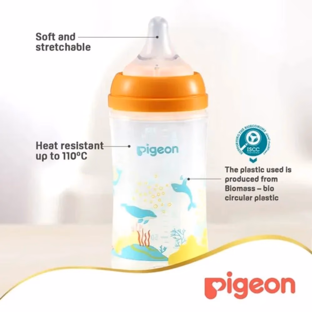 Pigeon SofTouch Plastic Bottle PAB1230 3+ Months 240ml 4