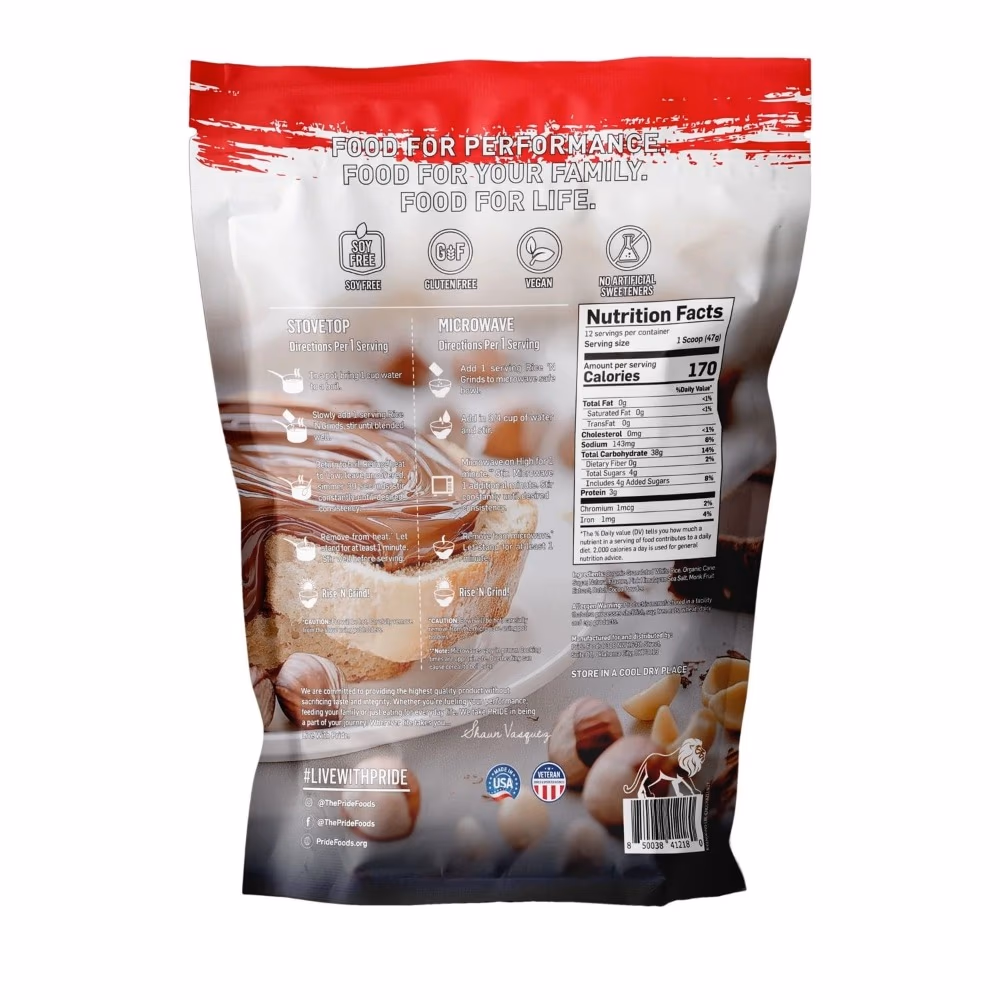 Pride Foods Rice N Grinds Chocolate Hazelnut 564g 2