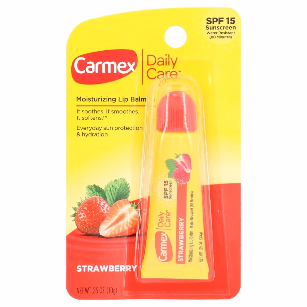 Carmex Daily Care Lip Balm SPF15 Strawberry 10g  3