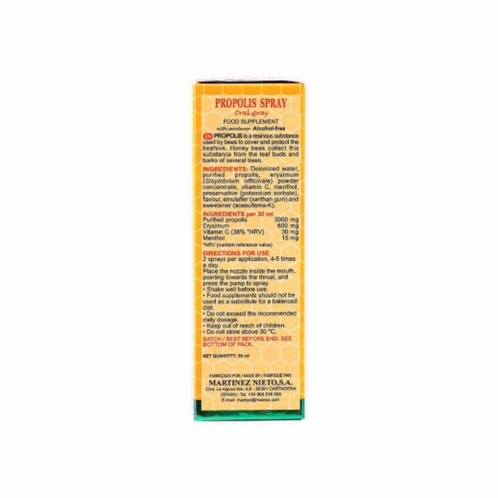 Marnys propolis throat spray 30ml 3