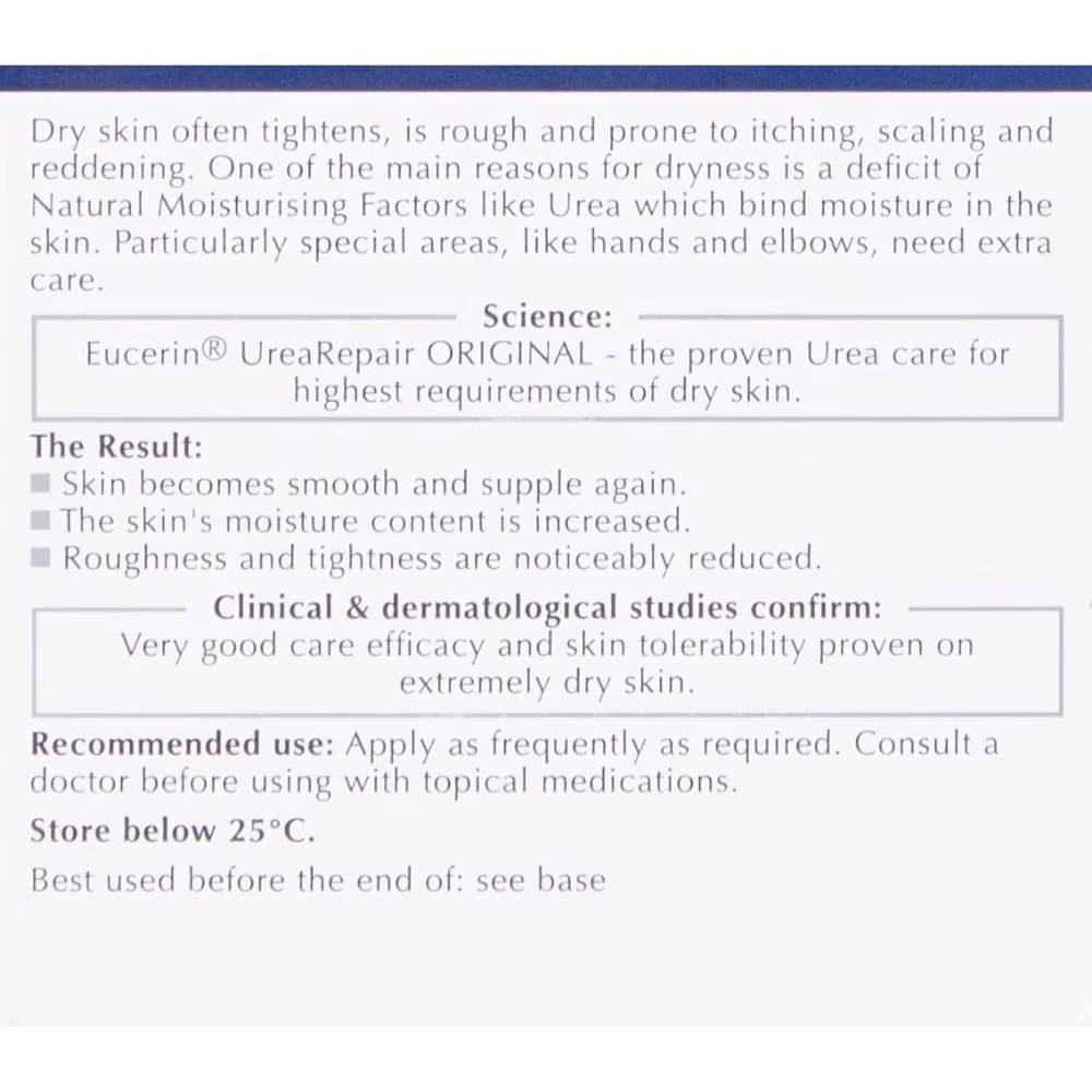 Eucerin Urea Repair Original 5% Urea Cream 75ml 3
