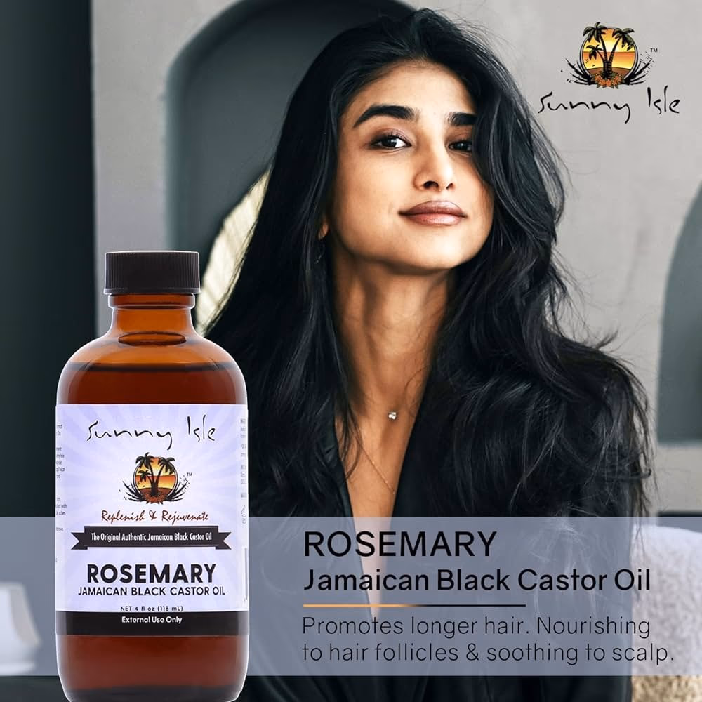 Sunny Isle Rosemary Oil 4 oz 2