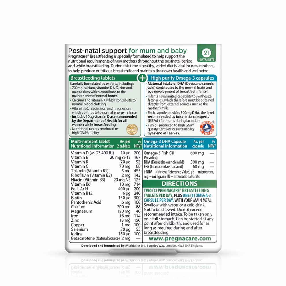 Pregnacare Breast Feeding 84S 2