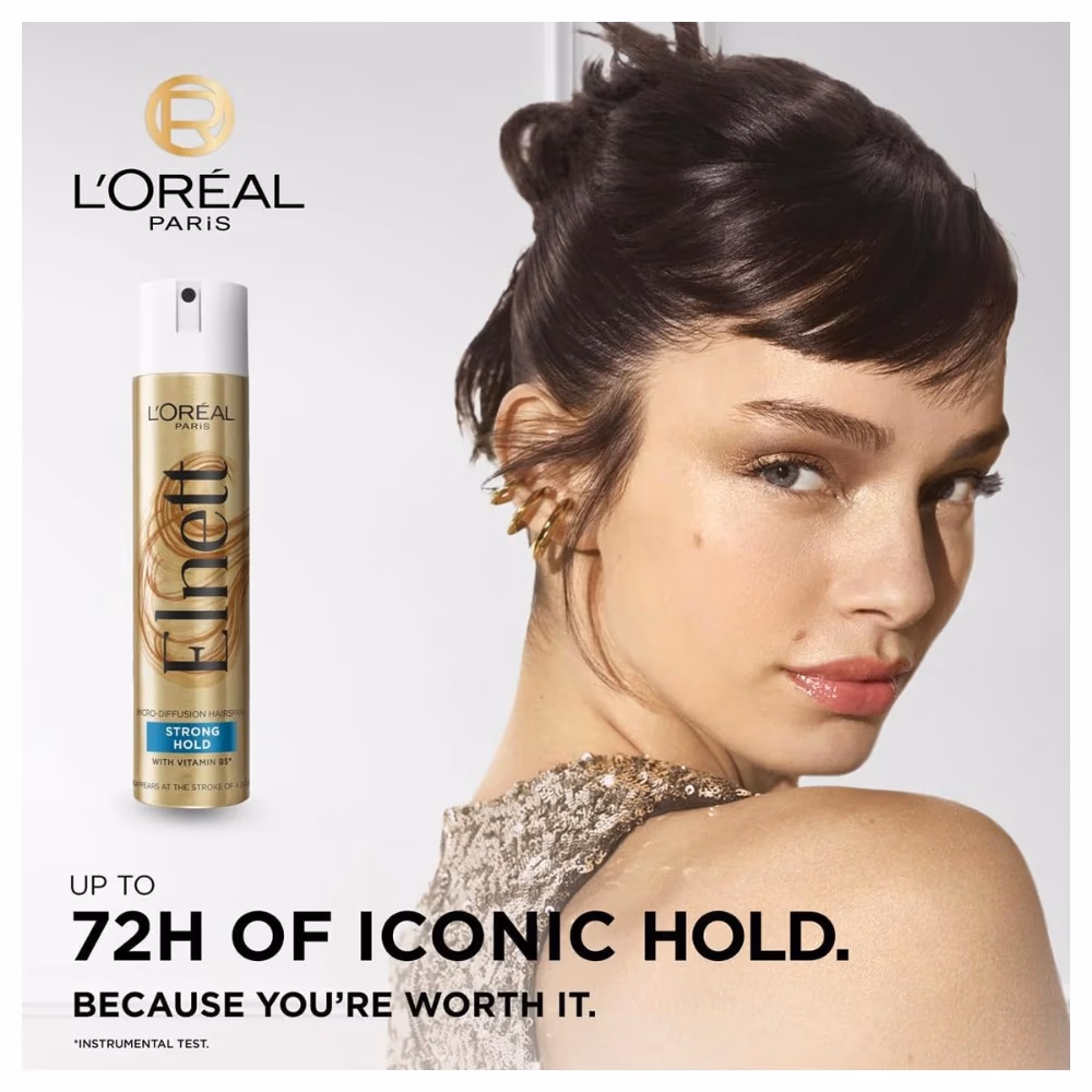 LOreal Elnett Strong Hold Hair Spray 400 ml 2