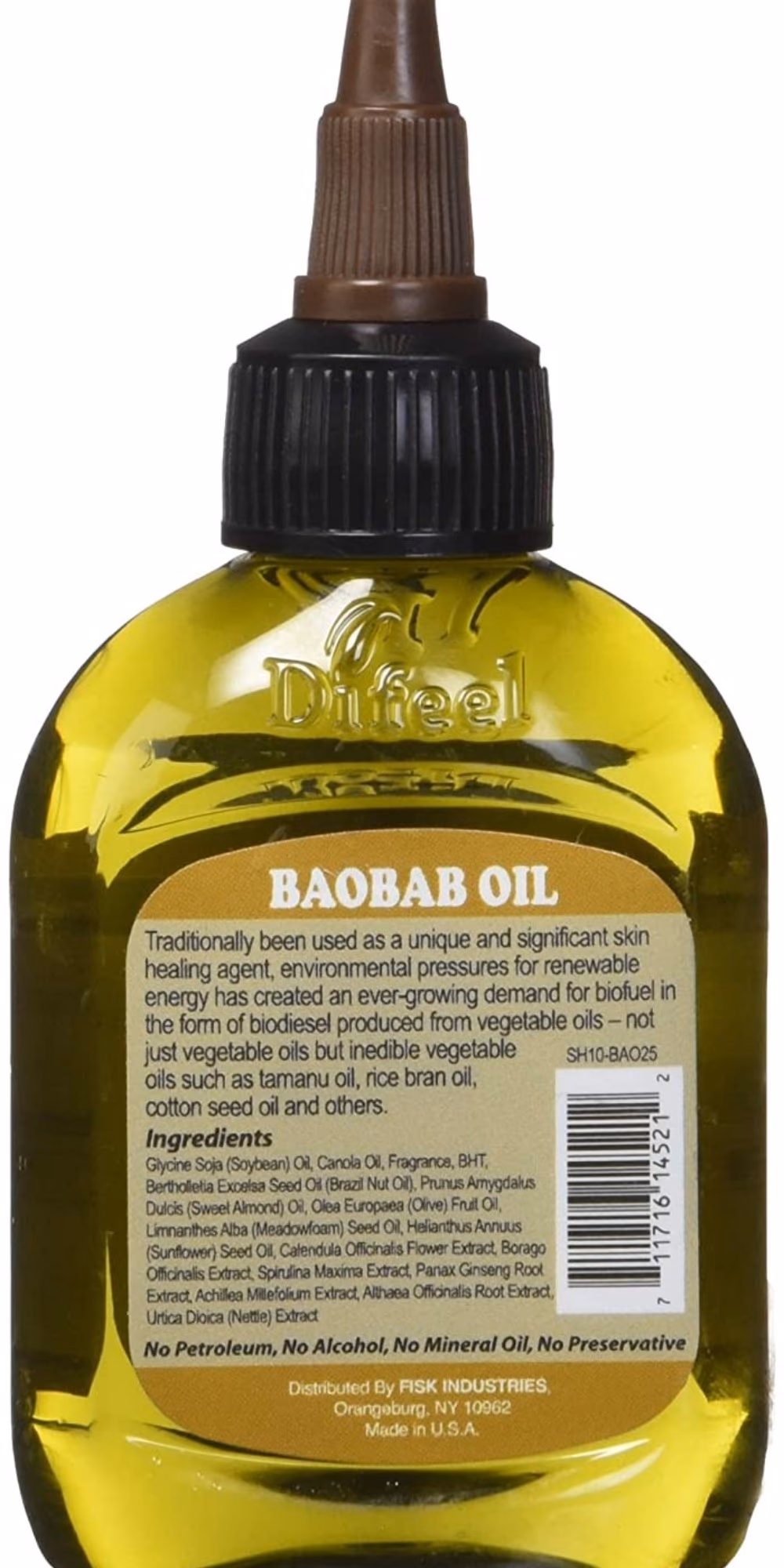 Difeel Natural Baobab Oil 75ml 2