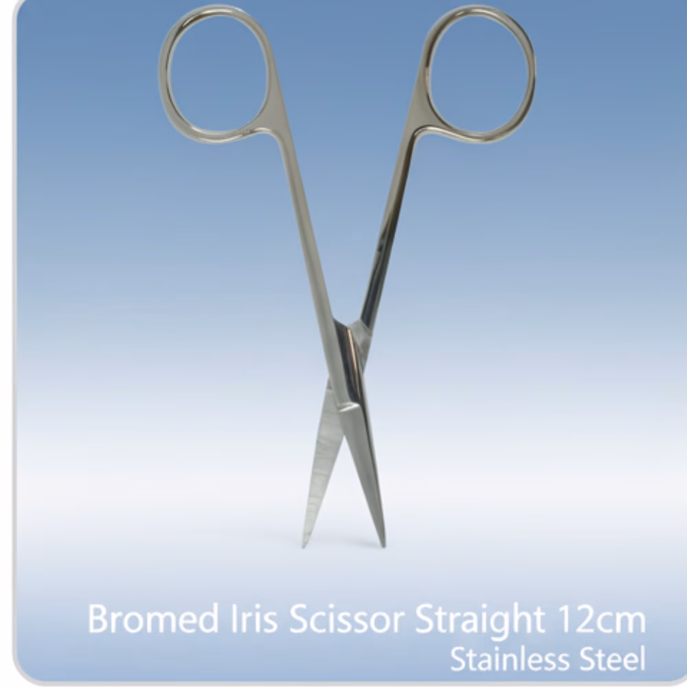 Bromed Iris Scissor Straight 12cm 4