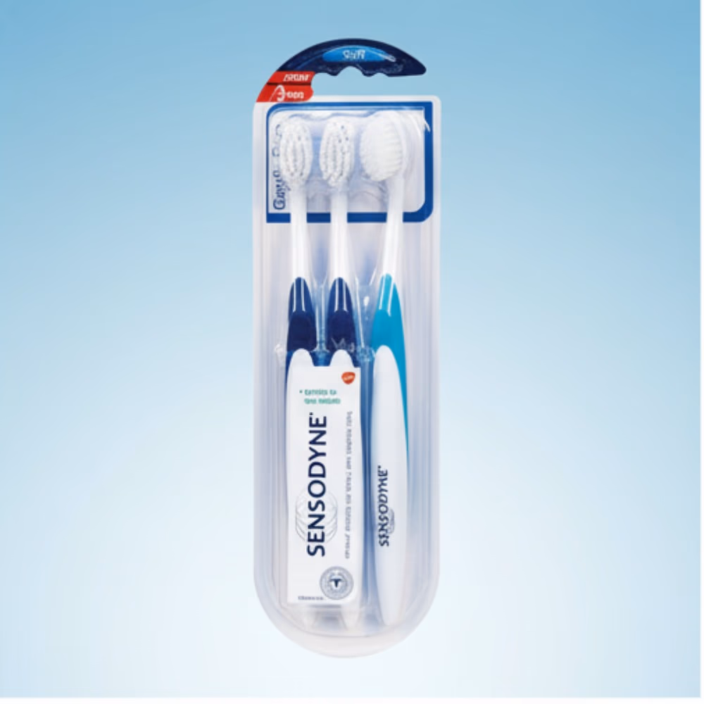 Sensodyne Gentle Care Toothbrush Soft - Pack Of 3 4