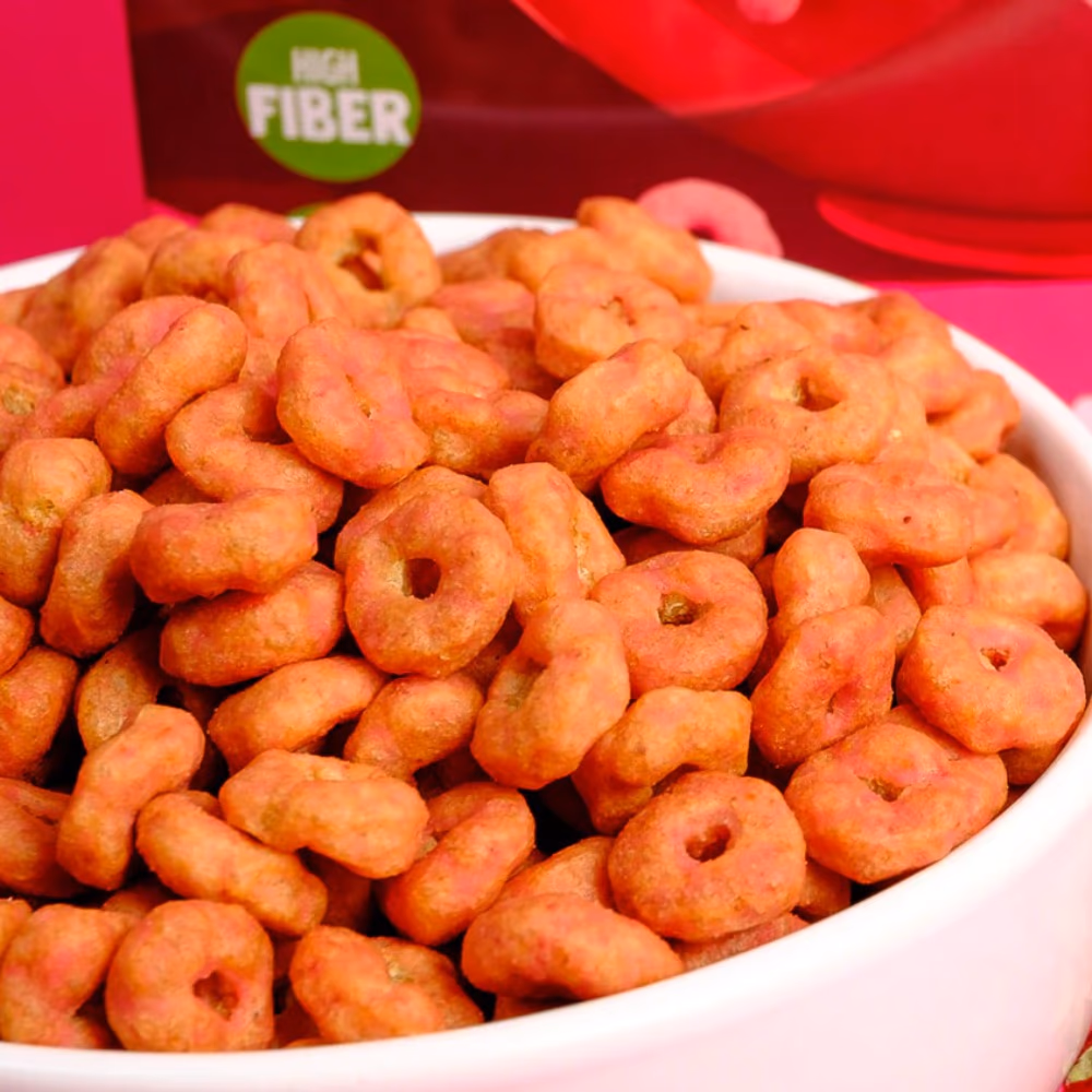 WOW Protein Cereals Yummy Strawberry Rings 250g 2