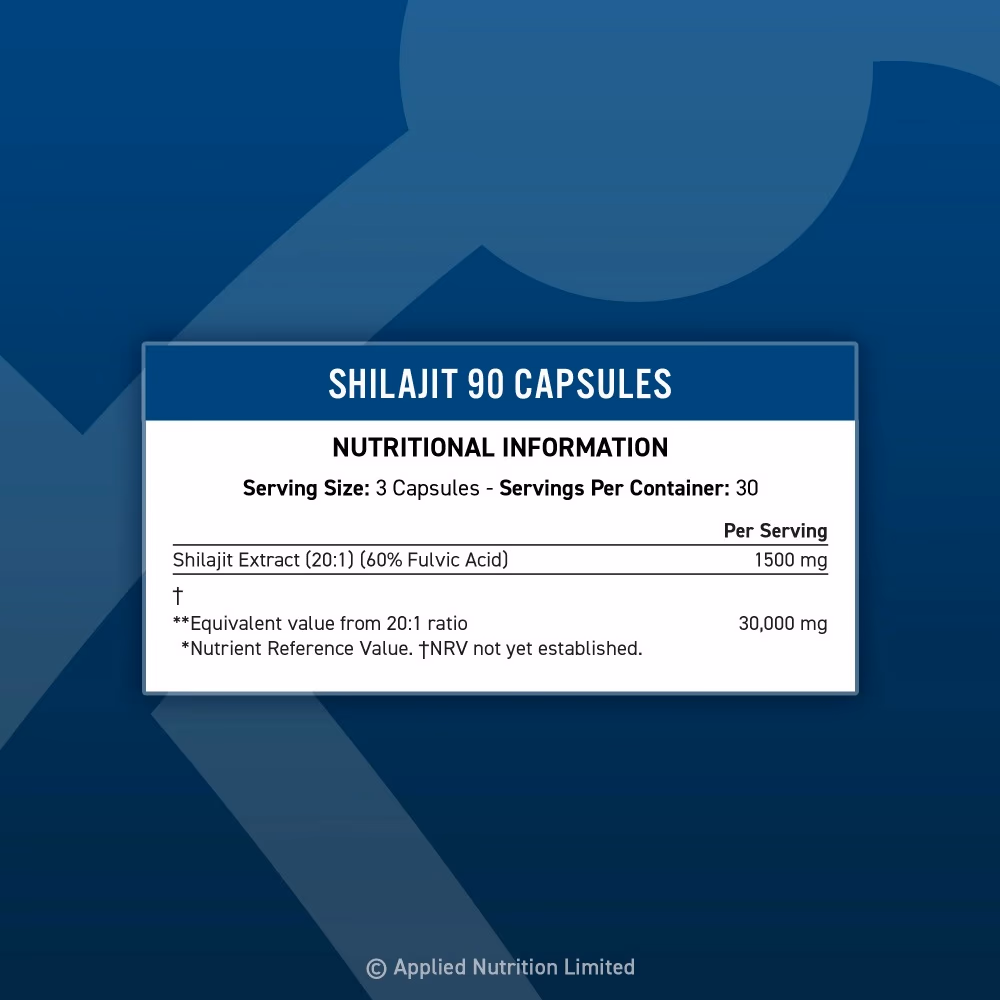 Applied Nutrition Shilajit Himalayan Health 90 Capsules  3