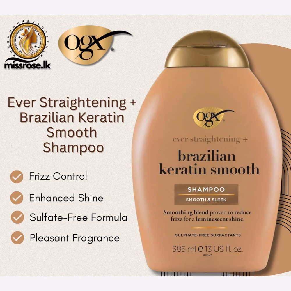 OGX Brazilian Keratin Shampoo 385ml 2