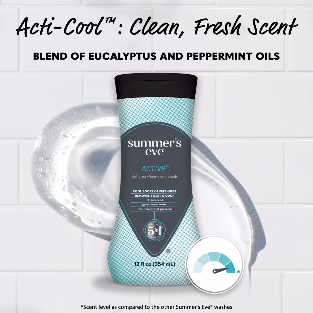 Summer’s Eve Cleansing Wash Active 354ml 2