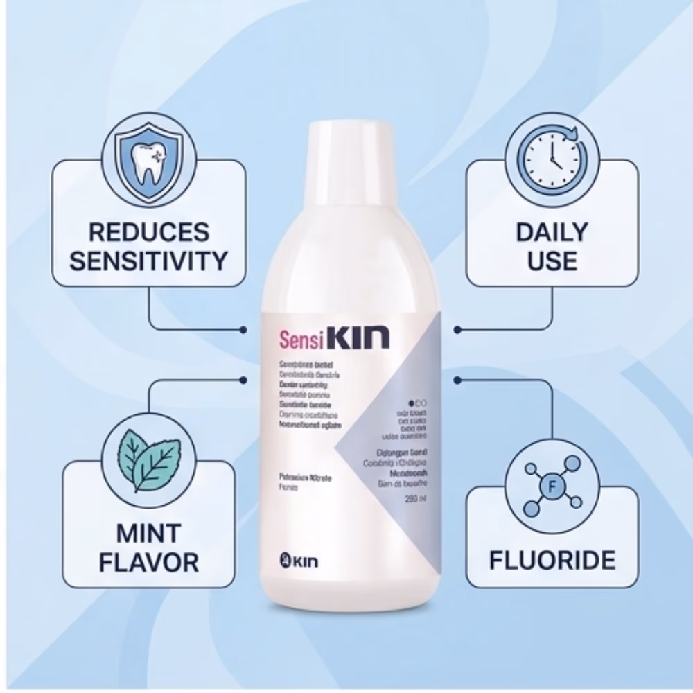 Kin Sensi Mouthwash 250ml 4