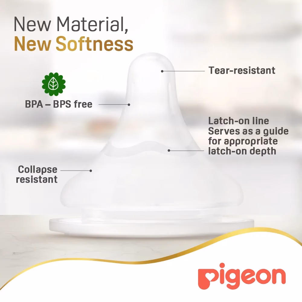 Pigeon SofTouch Glass Bottle PAB1231 0+ Months 240ml 3