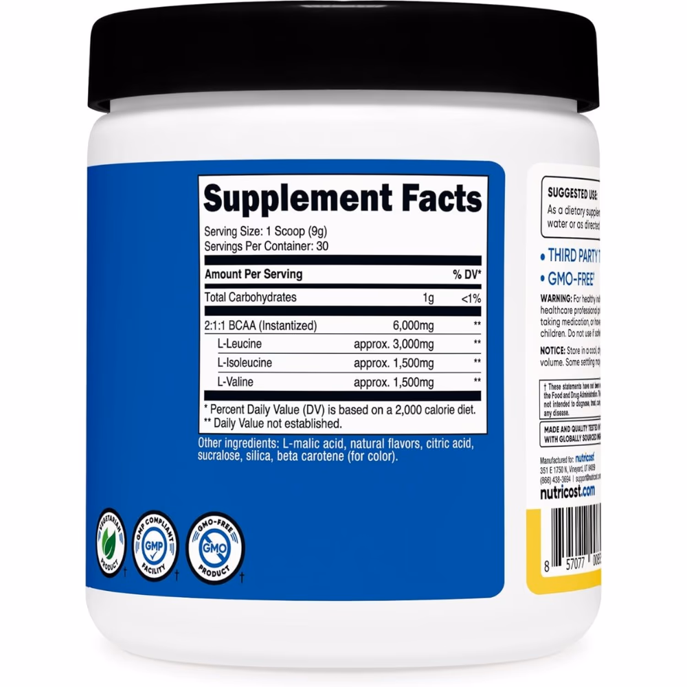 Nutricost BCAA Pineapple 261g 3
