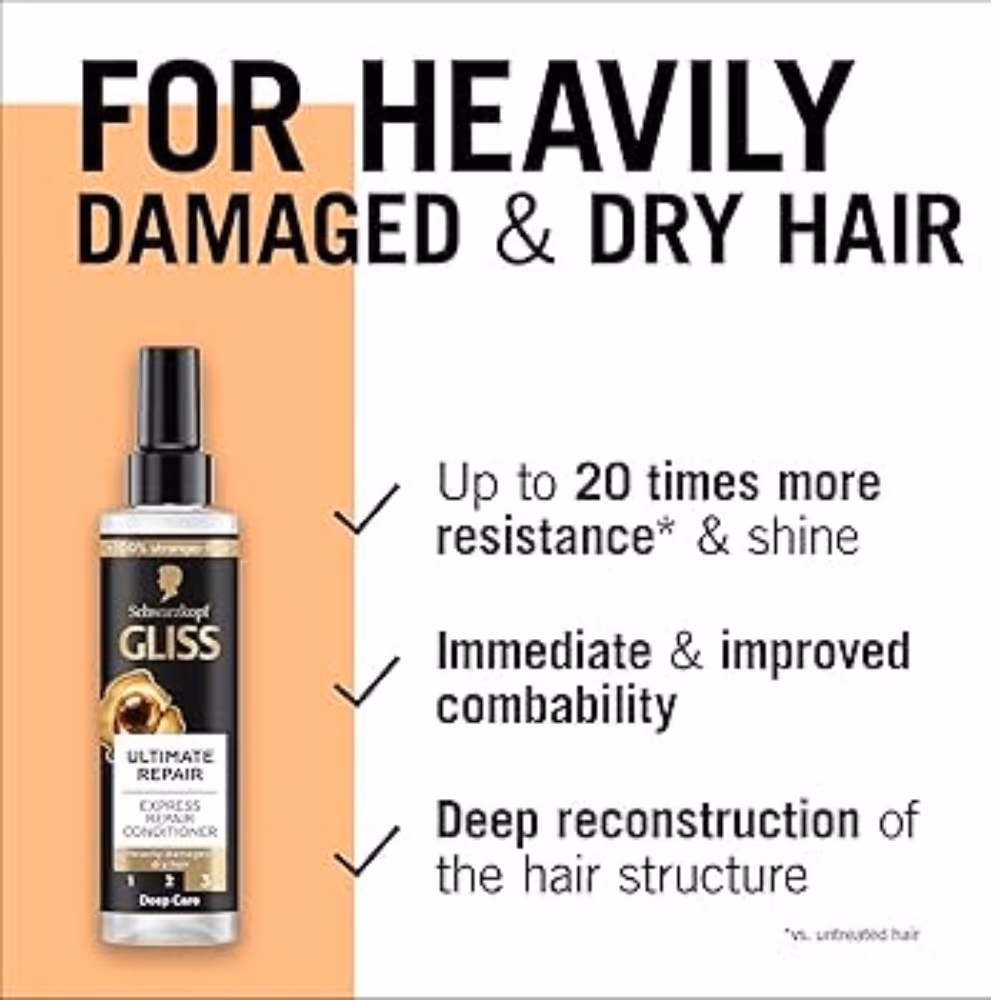 Schwarzkopf Gliss Ultimate Repair Spray Deep 200ml 2