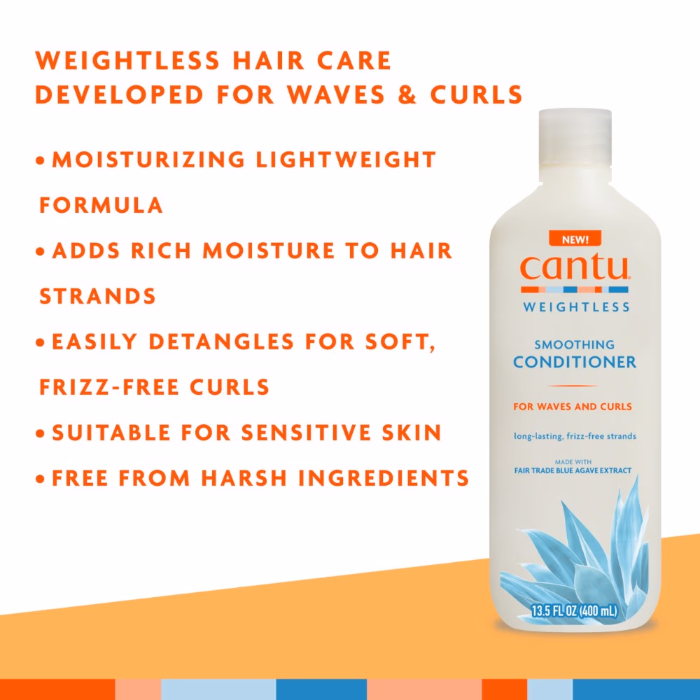 Cantu Weightless Smoothing Conditioner 400ml 3
