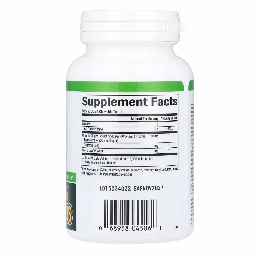 Natural Factors Ginger Root 1200mg 90 Capsules 2
