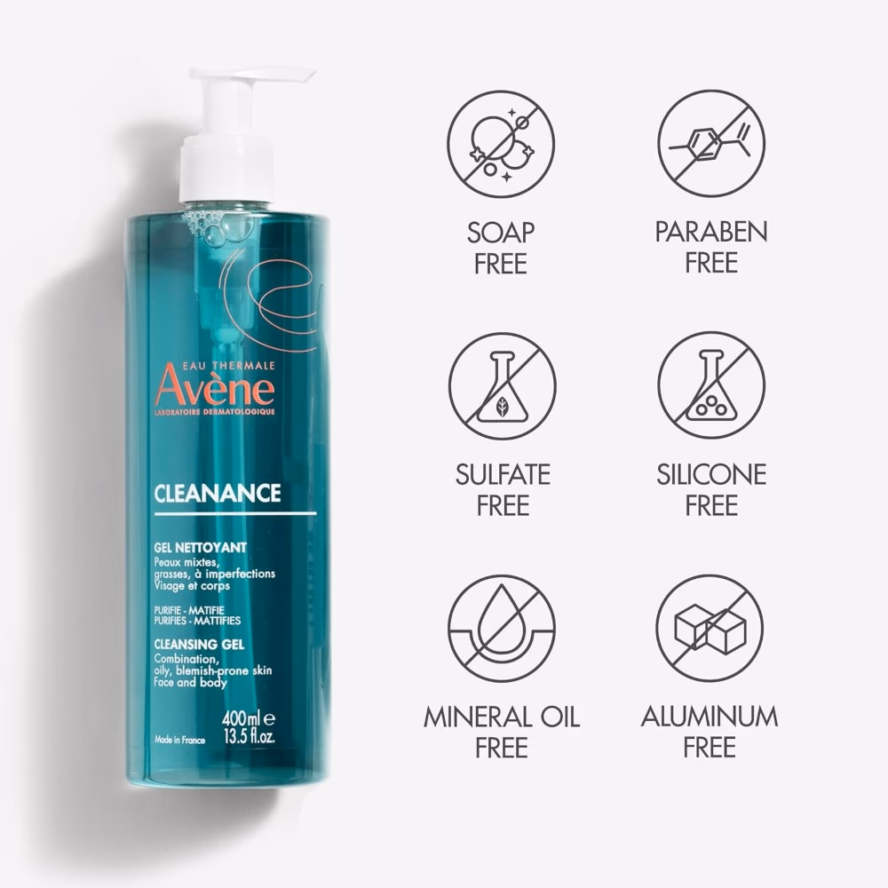 Avene Cleanance Cleansing Gel 400Ml 4