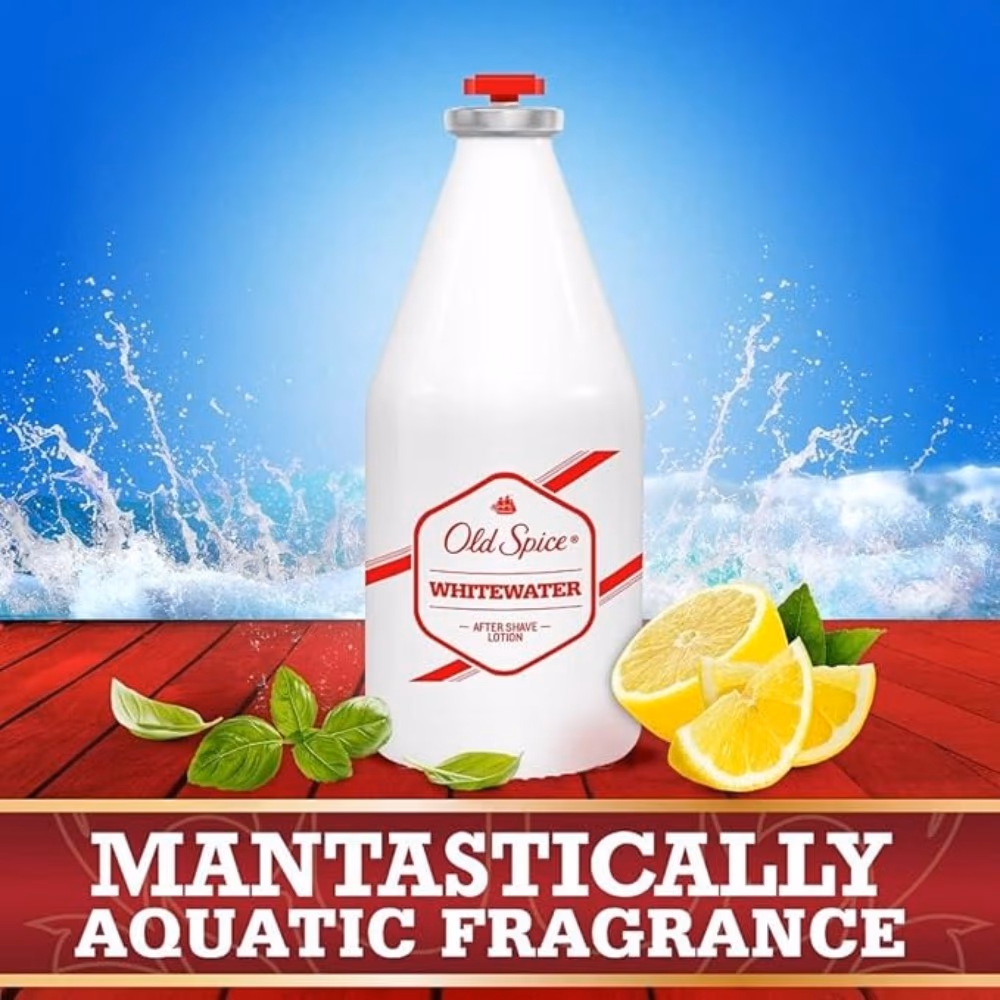 Old Spice White Water After Shave Lotion 100 ml 4