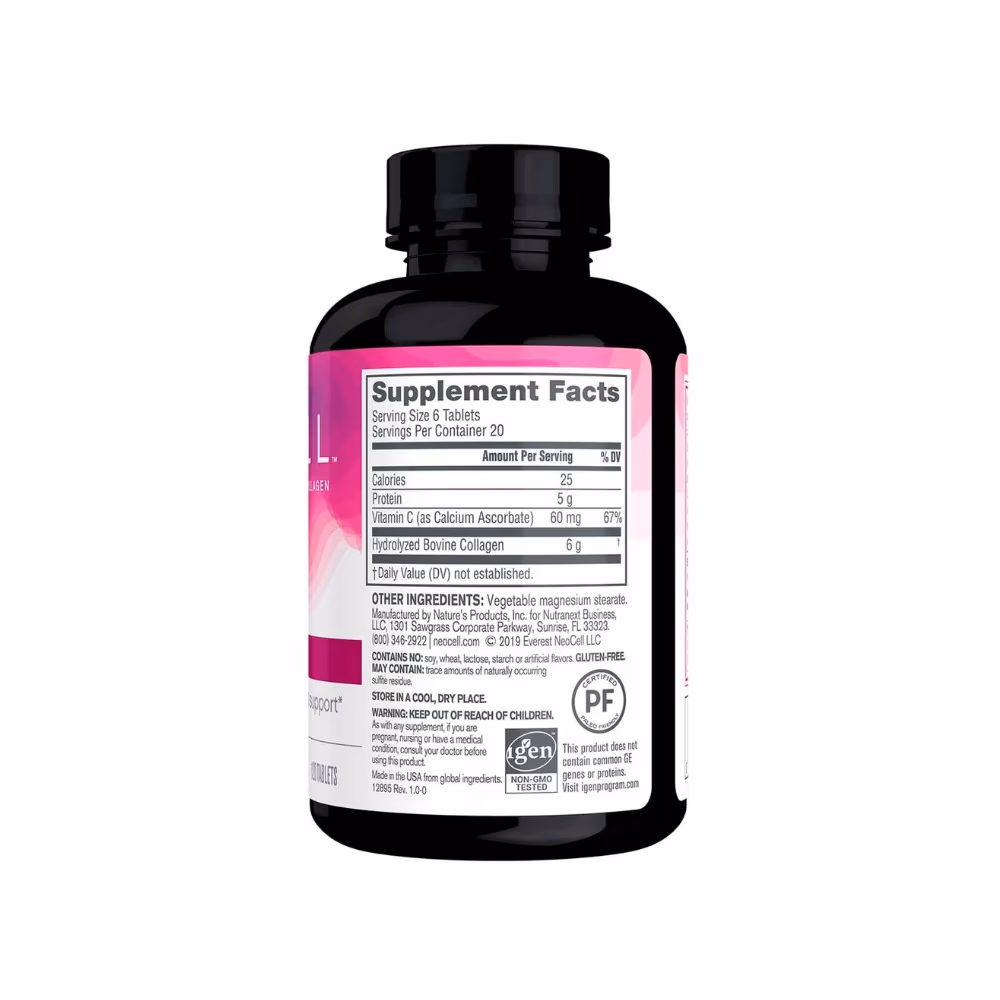 Neocell Super Collagen + Vitamin C -120 Tablets 2