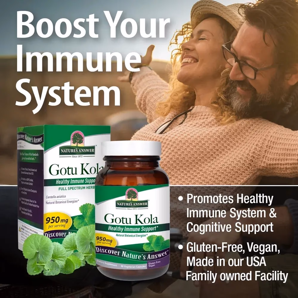 Natures Answer Gotu Kola 950mg-90 Capsules 2
