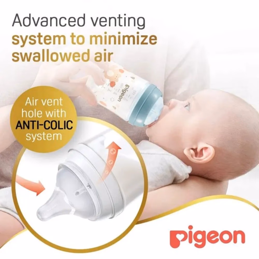Pigeon SofTouch Plastic Bottle PAB1227 0+ Months 160ml 4